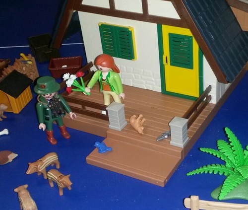 Playmobil 4207 forsthaus mit - 4207,